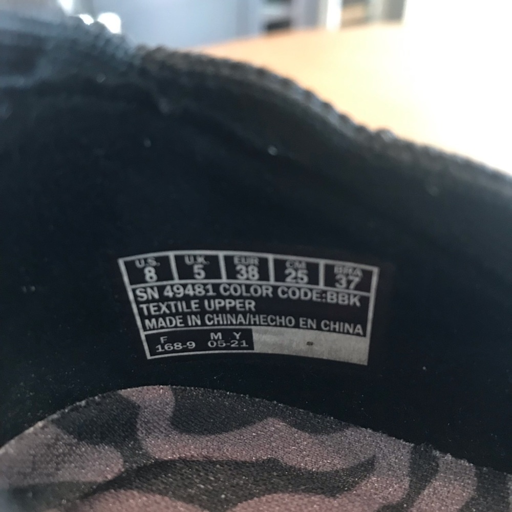 Skechers Black Slip-On Knit Sneakers - Picture 9 of 12